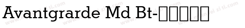 Avantgrarde Md Bt字体转换
